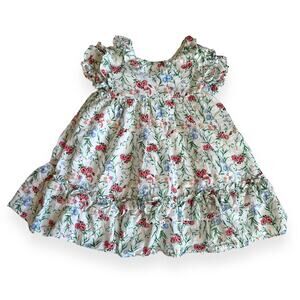 Janie and Jack Floral Ruffle Dress